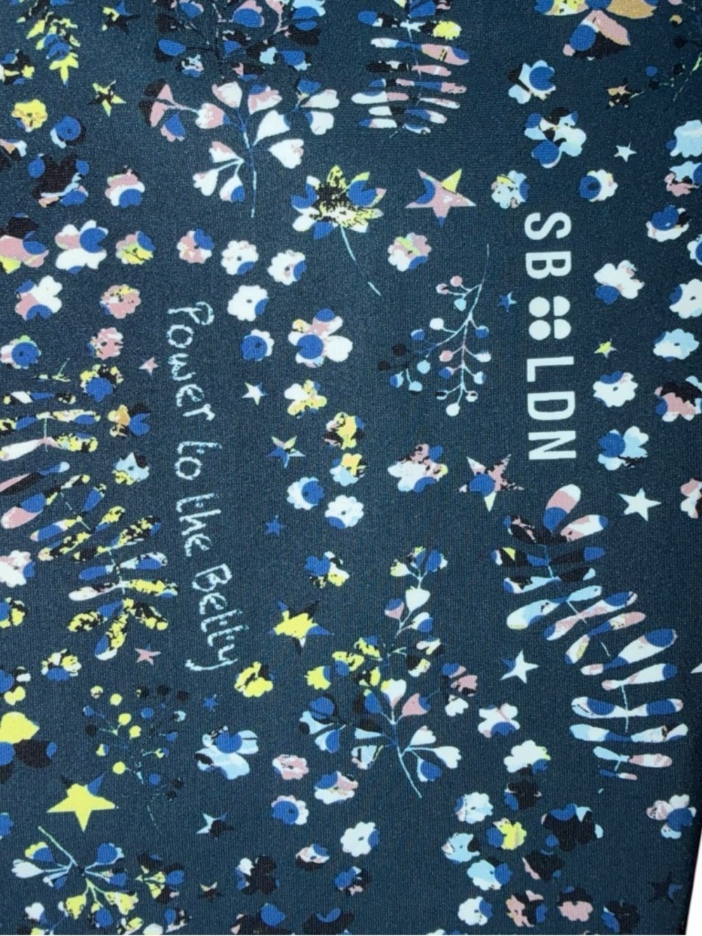 Sweaty Betty Stay Wild Print 7/8 Joggers Blue Floral Athleisure Pants Small - Picture 7 of 10